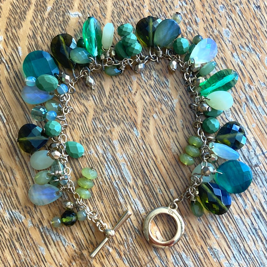 Green Toggle Bracelet By Ralph Lauren 25$